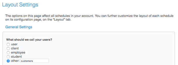 Define terms for your users in your salon appointment booking system