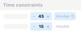 Schematic image with example of flexible scheduling