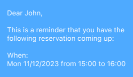 Schematic image of notifications